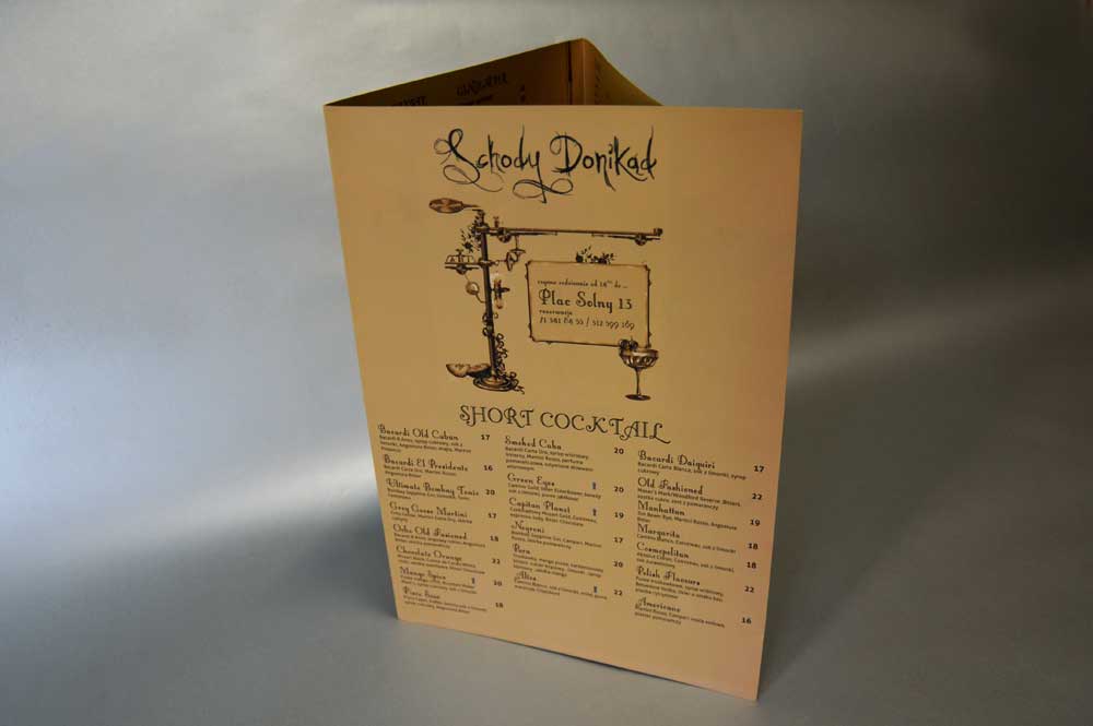 druk menu